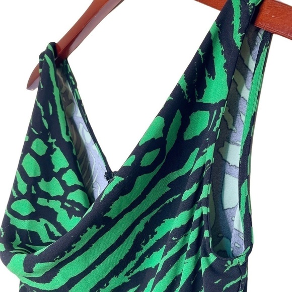 GABRIELLE UNION and New York & Company Sleeveless Draped Neck Dress Size Small - Picture 4 of 16